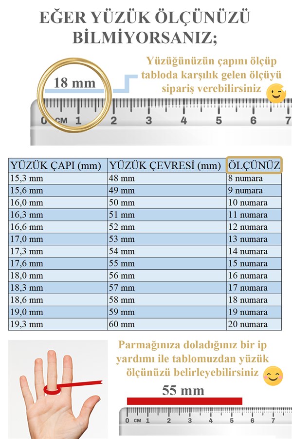 Gümüş Kalp Taşlı Yüzük