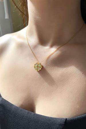 Gümüş Mıknatıslı Kalpli Harf Kolye