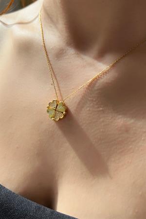 Gümüş Mıknatıslı Kalpli Harf Kolye