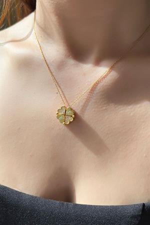 Gümüş Mıknatıslı Kalpli Harf Kolye