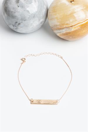 Gümüş Plaka İsim Künye Bileklik