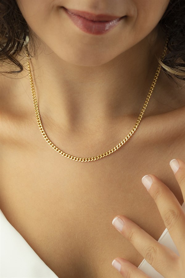 Gümüş Gurmet Zincir Kolye