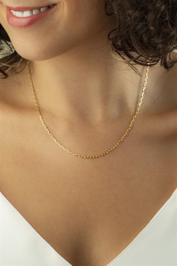 Gümüş Ataç Zincir Kolye