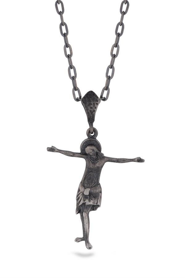 Gümüş Hz. İsa Kolye