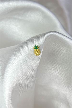 Kadın 925 Ayar Gümüş Ananas Piercing