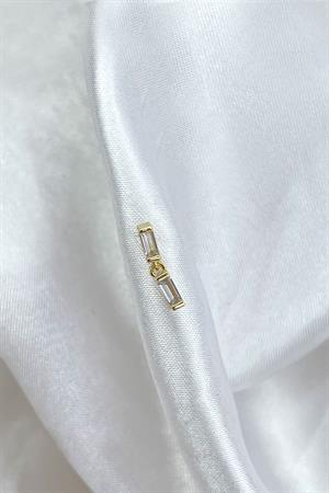 Kadın 925 Ayar Gümüş Baget Piercing