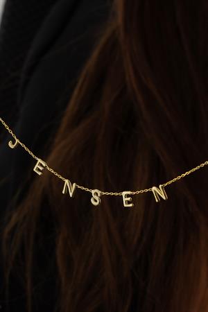 Kadın 925 Ayar Gümüş Balon İsim Kolye