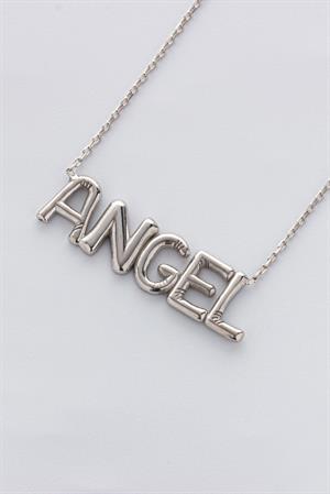 Kadın 925 Ayar Gümüş Balon İsim Kolye