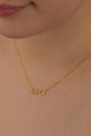 Kadın 925 Ayar Gümüş Balon İsim Kolye