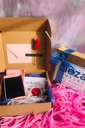 Kadın 925 Ayar Gümüş İkili Balon İsim Kolye