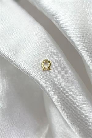 Kadın 925 Ayar Gümüş Nal Piercing