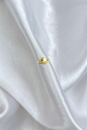 Kadın 925 Ayar Gümüş Satürn Piercing