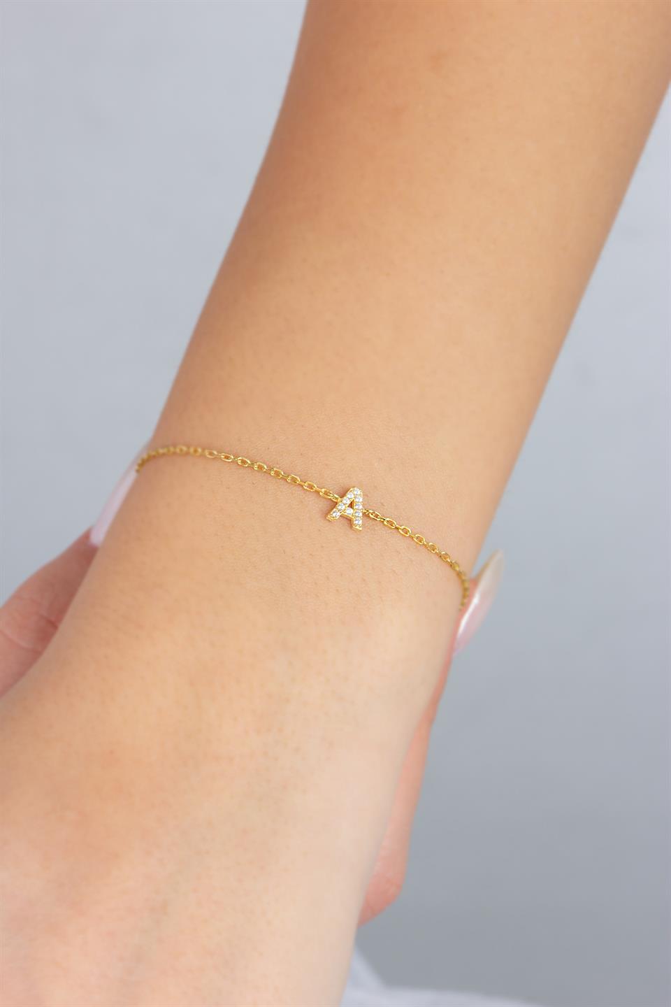 Gümüş Harf Bileklik