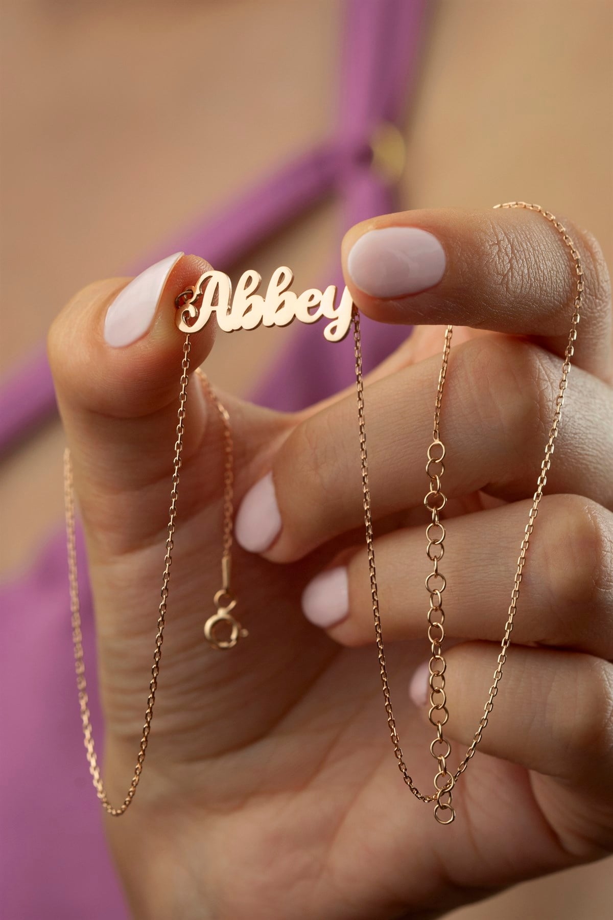 Gümüş İsim Kolye