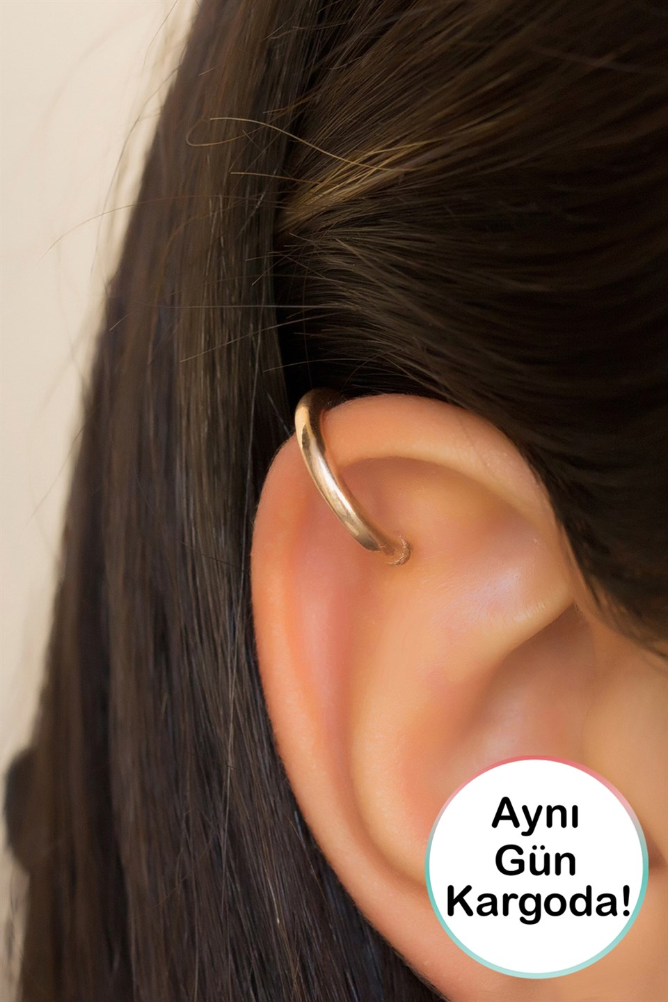 Gümüş Kıkırdak Küpe