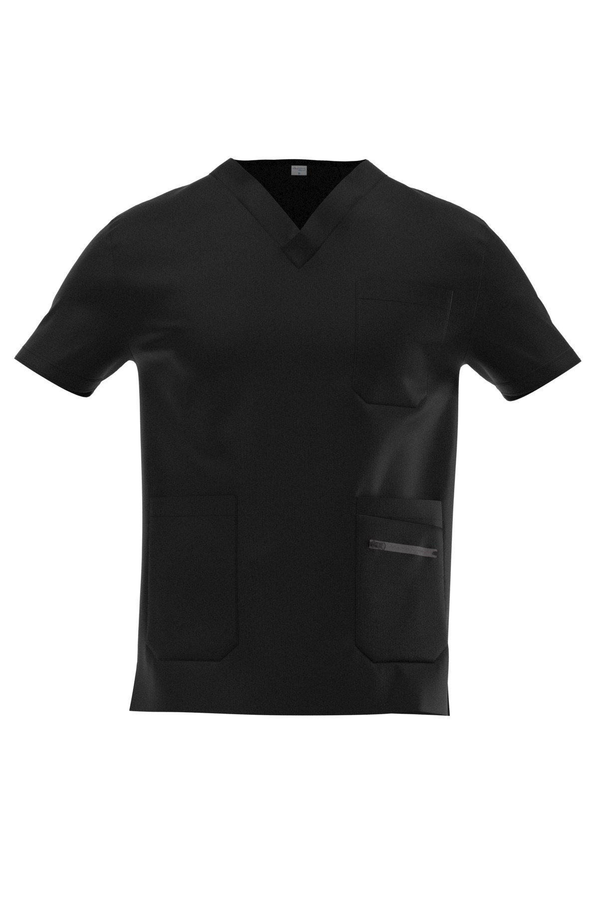 Erkek Scrubs Üst Fermuarlı