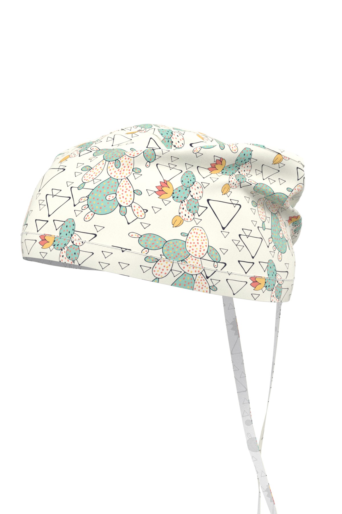 Kaktüs Desenli Bone