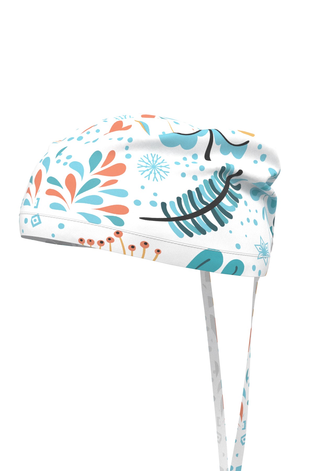 Mavi Rüzgar Desenli Bone