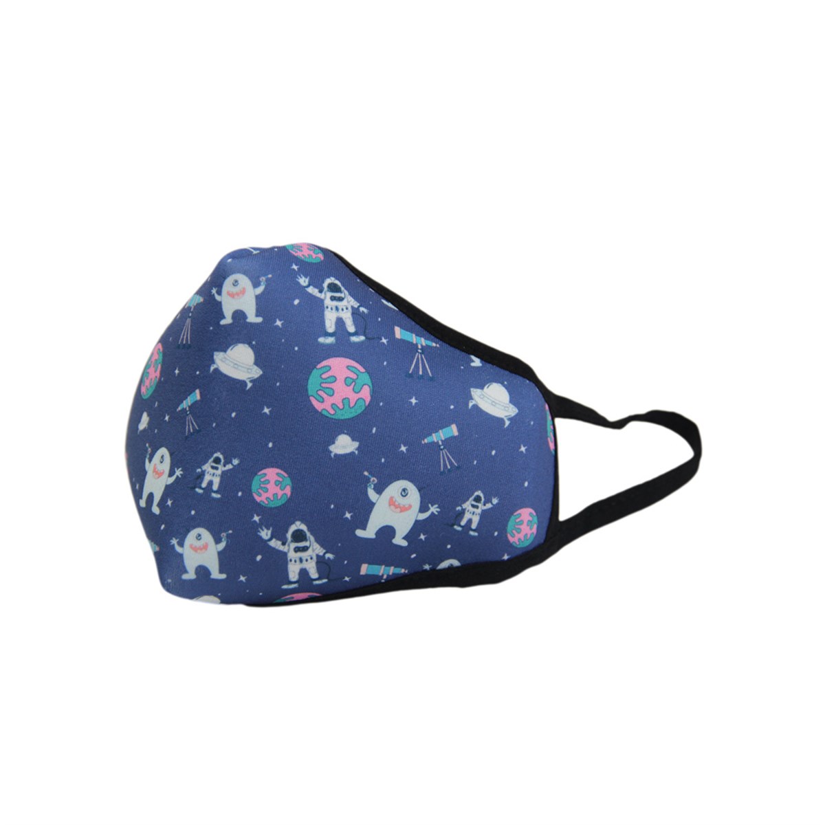 Space Desenli Maske