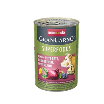 Animonda Gran Carno Superfoods Sığır Pancar Böğürtlen Köpek Konservesi 400 Gr 1 Adet