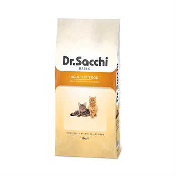 Dr.Sacchi Basic Chicken Tavuklu Yetişkin Kedi Maması 15 kg