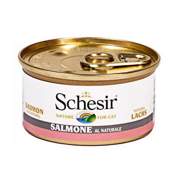 Schesir Somon Balıklı Doğal Yaş Kedi Konservesi 85 gr