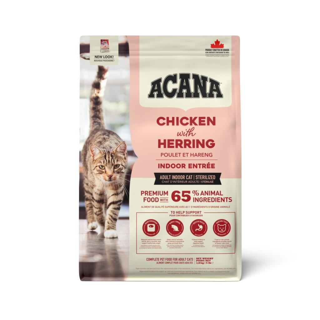 Acana Indoor Entree Sterilised Tavuk ve Hindili Yetişkin Kısırlaştırılmış Kedi Maması 1,8 Kg