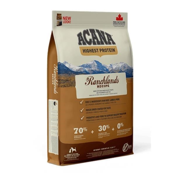 Acana Ranchlands Sığır Etli Tahılsız Yetişkin Köpek Maması 11,4 Kg