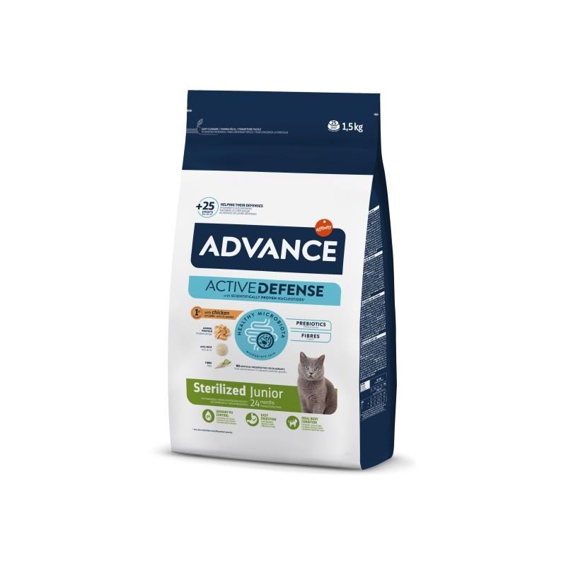 Advance Junior Sterilized Tavuklu Kısır Kedi Maması 1.5 Kg