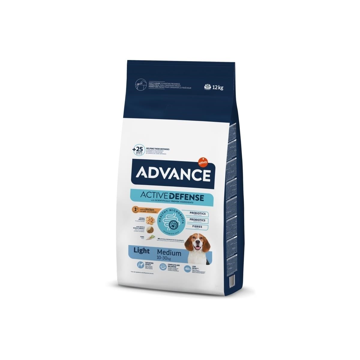 Advance Medium Light Orta Irk Yetişkin Diyet Köpek Maması 12 Kg
