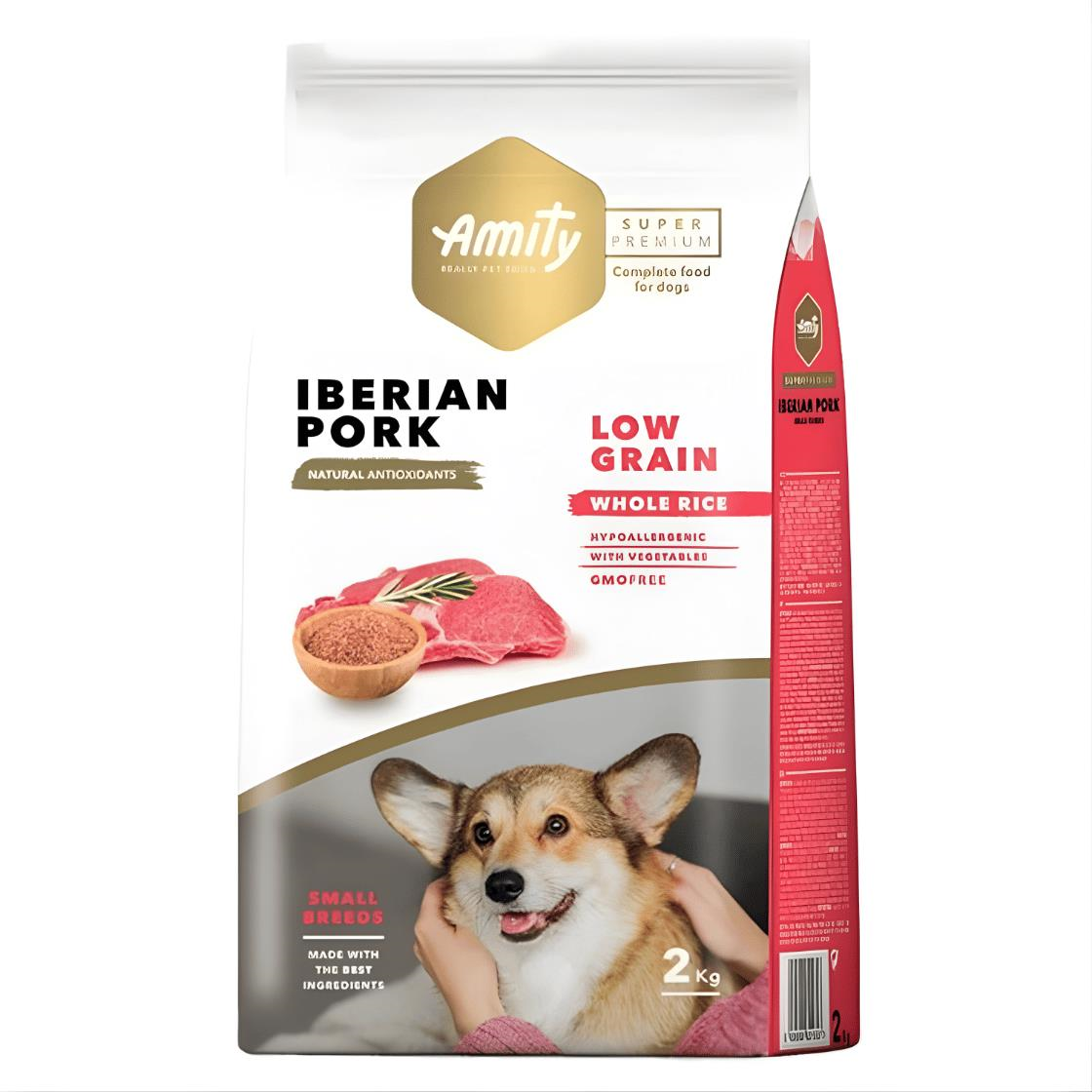 Amity Super Premium İberya Domuzlu Düşük Tahıllı Küçük Irk Yetişkin Köpek Maması 2 Kg