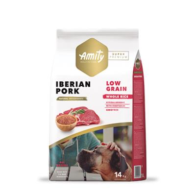 Amity Super Premium Iberya Domuzlu Düşük Tahıllı Yetişkin Köpek Maması 14 Kg