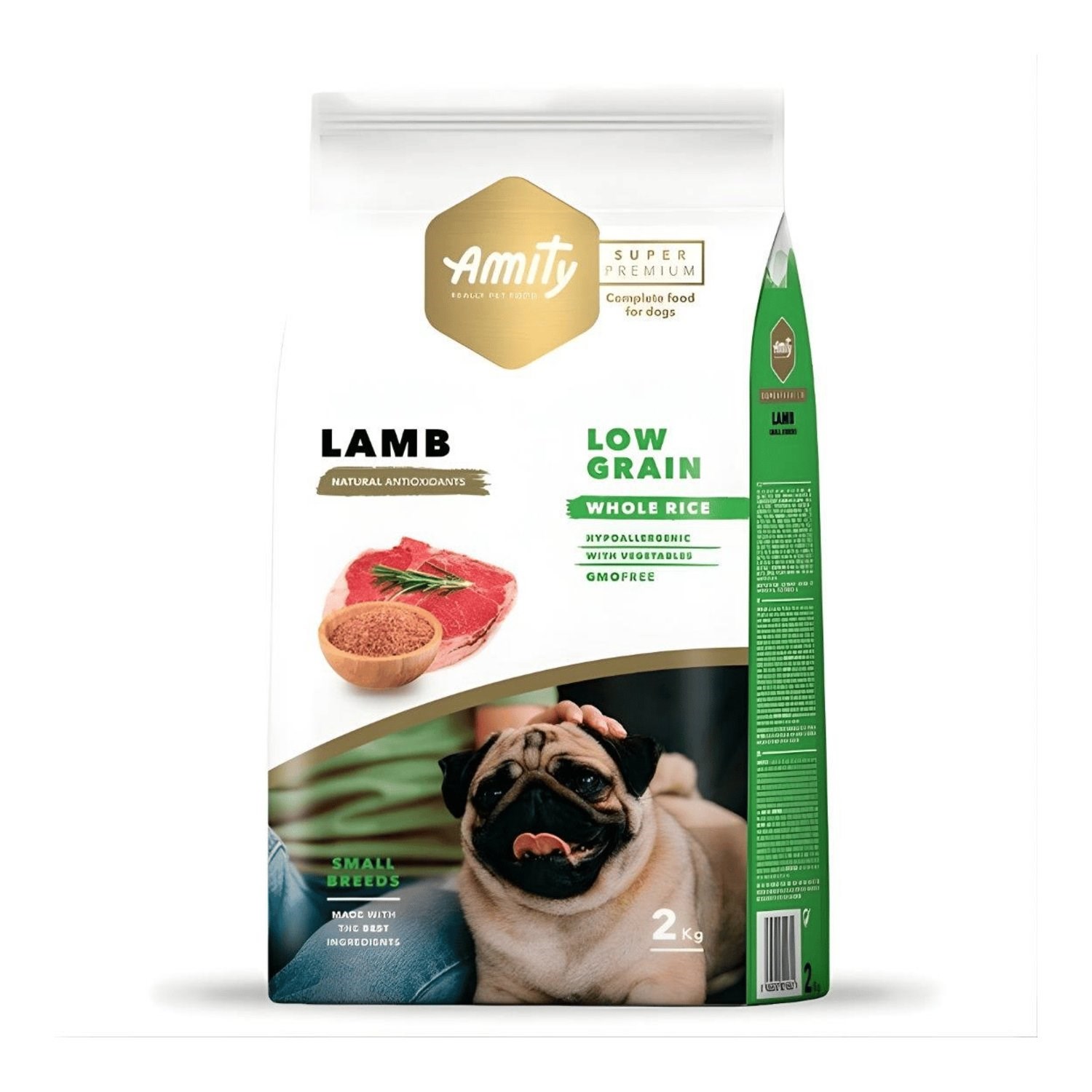 Amity Super Premium Kuzu Etli Düşük Tahıllı Küçük Irk Yetişkin Köpek Maması 7 Kg