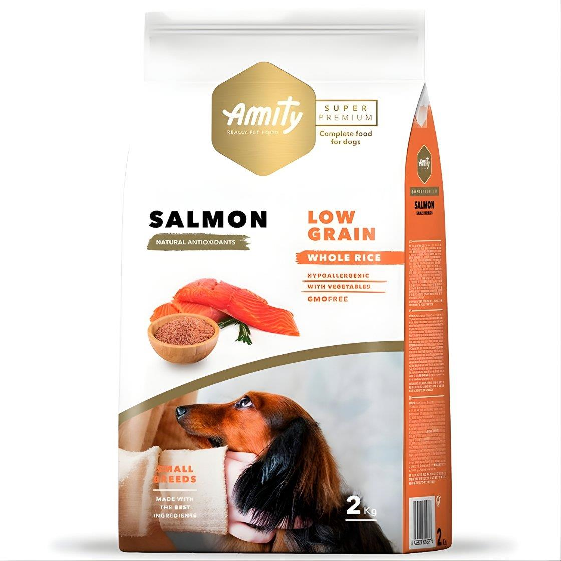 Amity Super Premium Somonlu Düşük Tahıllı Küçük Irk Yetişkin Köpek Maması 2 Kg