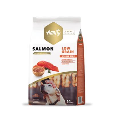 Amity Super Premium Somonlu Düşük Tahıllı Yetişkin Köpek Maması 14 Kg
