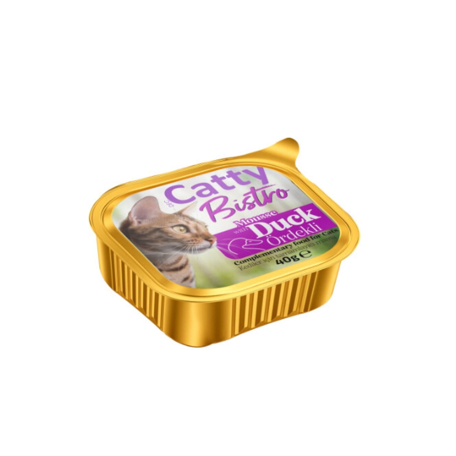 Catty Bistro Mousse Ördekli Kedi Konservesi 40 Gr