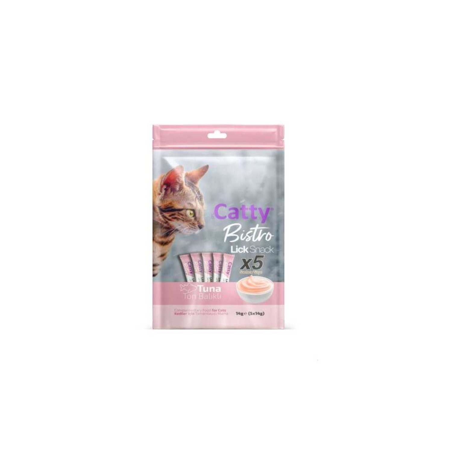 Catty Bistro Ton Balıklı Yavru Kedi Krema Ödülü 5 x 14 Gr