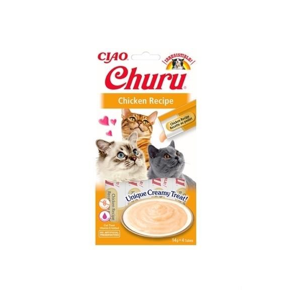 CIAO Churu Cream Tavuklu Krema Kedi Ödül Maması 14 Gr (4'lü)