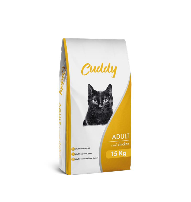 Cuddy Tavuklu Yetişkin Kedi Maması 15 Kg