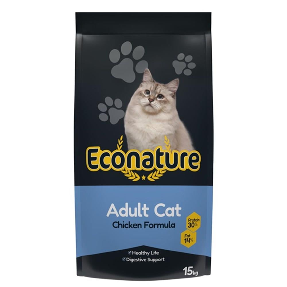 Econature Tavuk Etli Yetişkin Kedi Maması 15 Kg