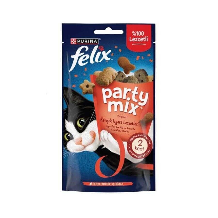 Felix Party Mix Karışık Izgara Lezzetleri Kedi Ödül Maması 60 Gr