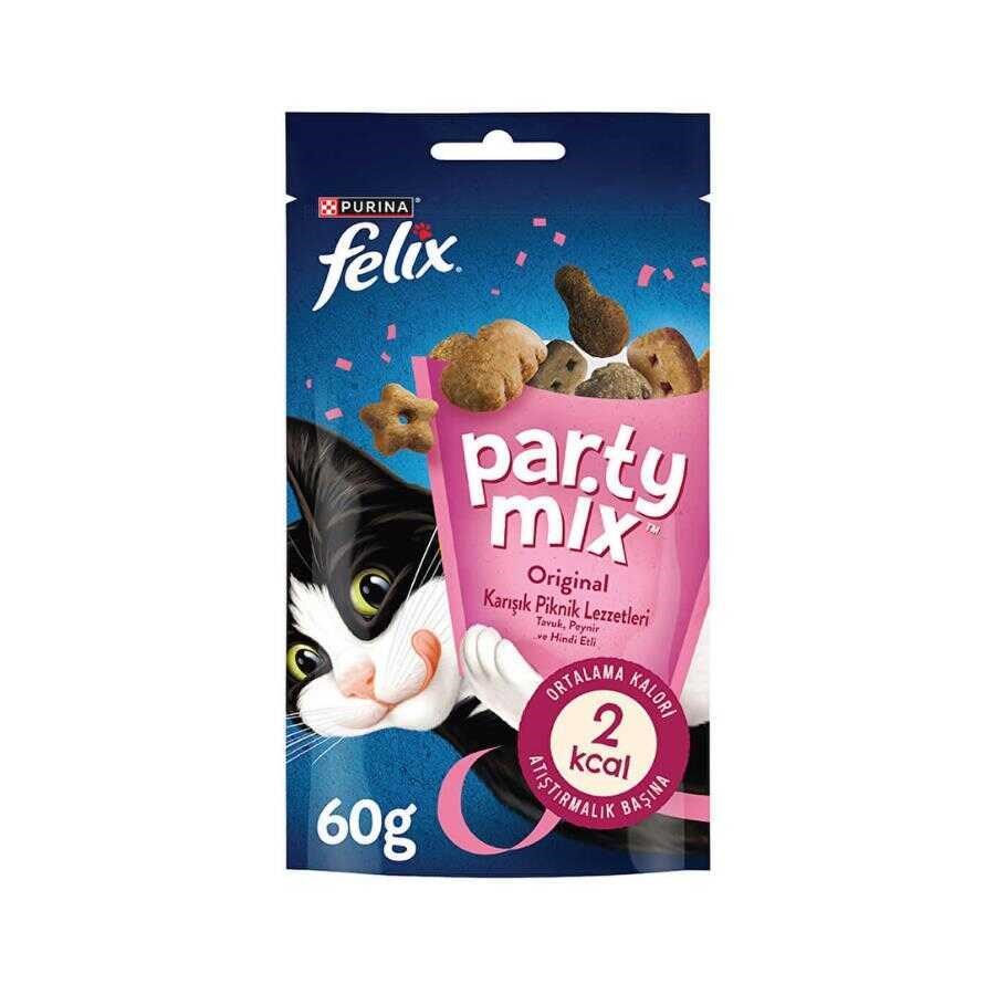 Felix Party Mix Karışık Piknik Lezzetleri Kedi Ödül Maması 60 Gr