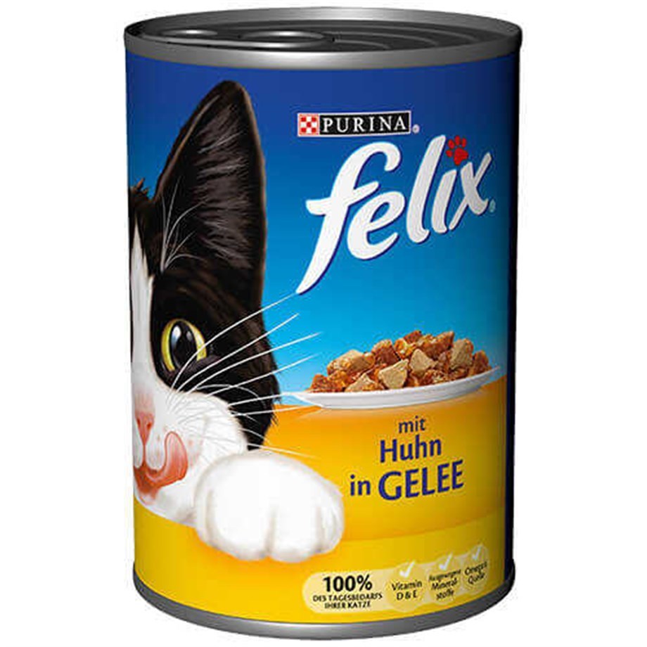 Felix Tavuklu Konserve Kedi Maması 400 gr