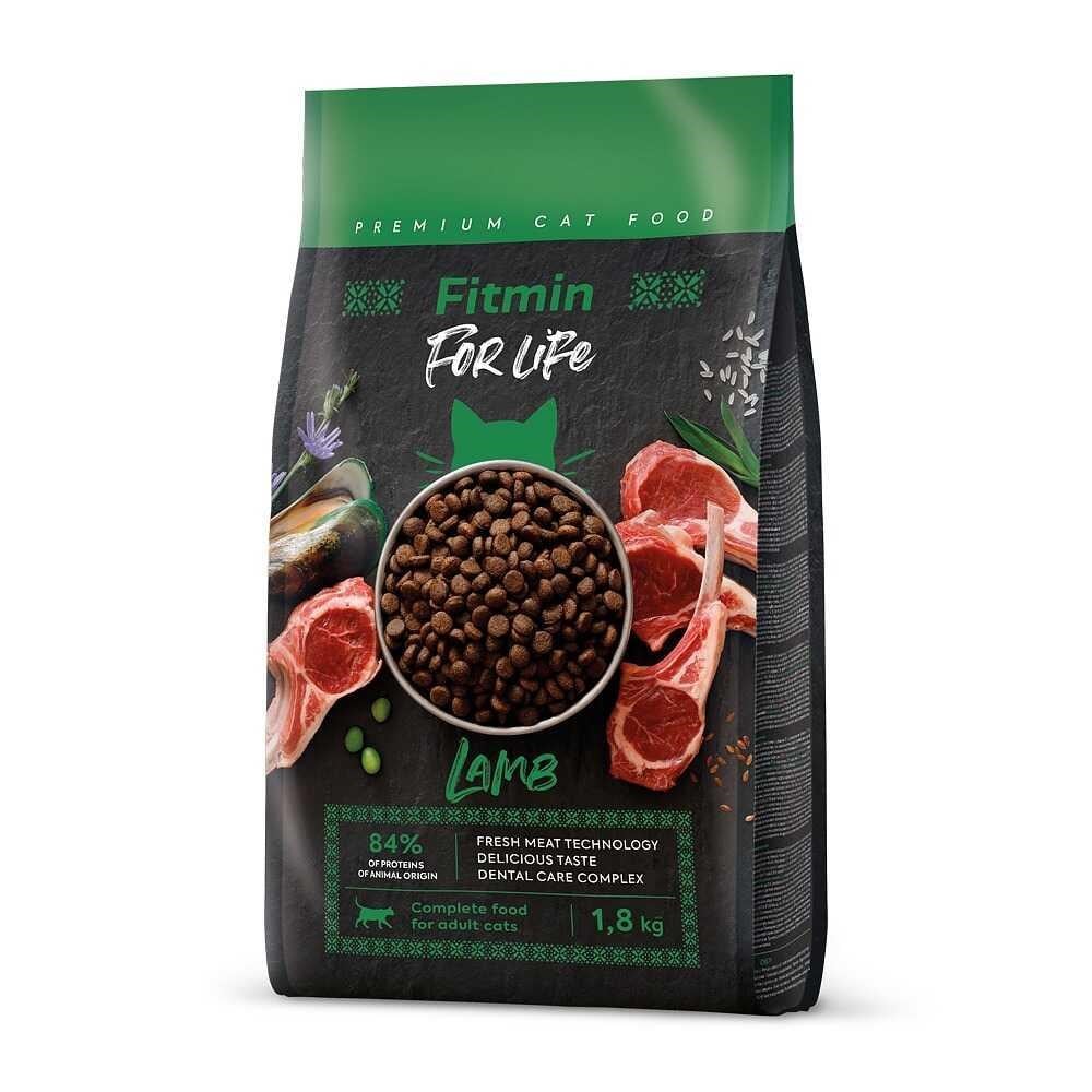 Fitmin For Life Adult Taze Kuzu Etli Yetişkin Kedi Maması 1,8 Kg
