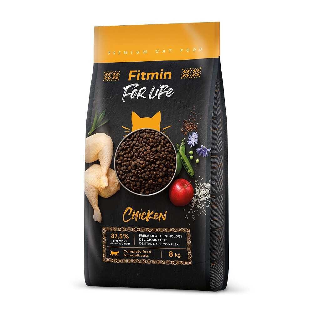 Fitmin For Life Adult Taze Tavuk Etli Yetişkin Kedi Maması 8 Kg