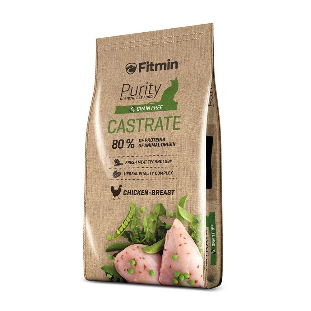 Fitmin Purity Castrate Chicken Taze Tavuk Etli Kısır Kedi Maması 10 Kg
