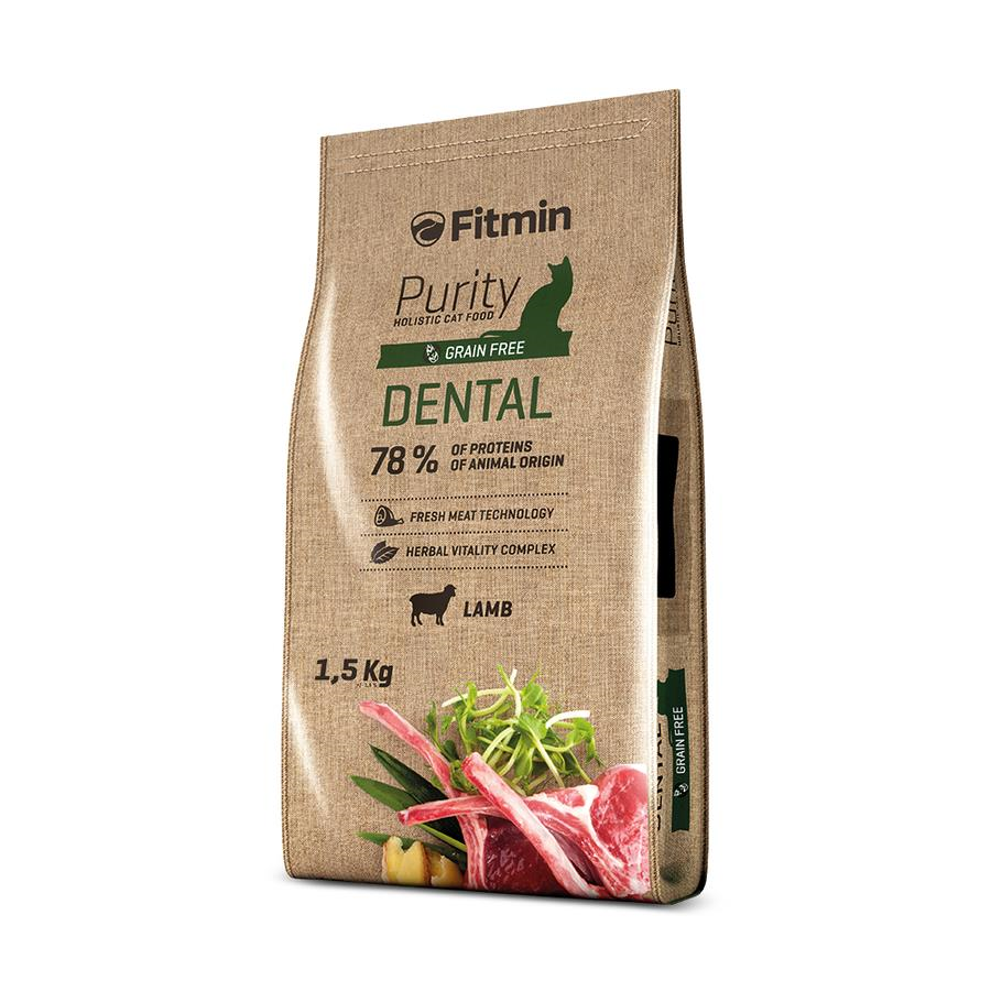 Fitmin Purity Dental Taze Kuzu Etli Tahılsız Yetişkin Kedi Maması 10 Kg