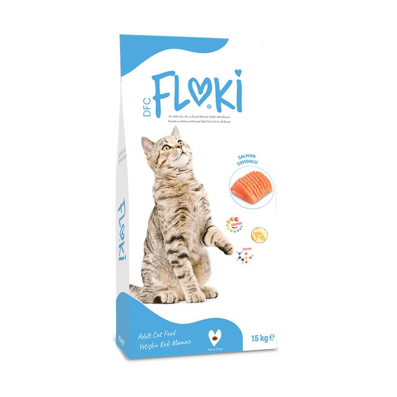 Floki Yetişkin Kedi Maması Somonlu 15 Kg