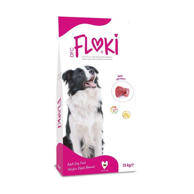 Floki Yetişkin Köpek Maması Biftekli 15 Kg