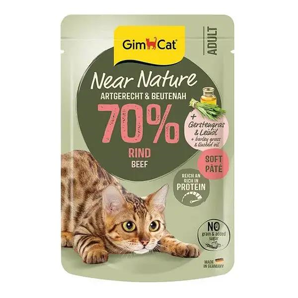 GimCat Near Nature Ezme Sığır Etli Yetişkin Kedi Konservesi 85 Gr